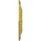 Ekena Millwork Nottingham Ceiling Medallion (Fits Canopies up to 4 5/8"), 18"OD x 3 1/2"ID x 1 1/2"P, Rich Gold CM18NTRGS - alternate 2